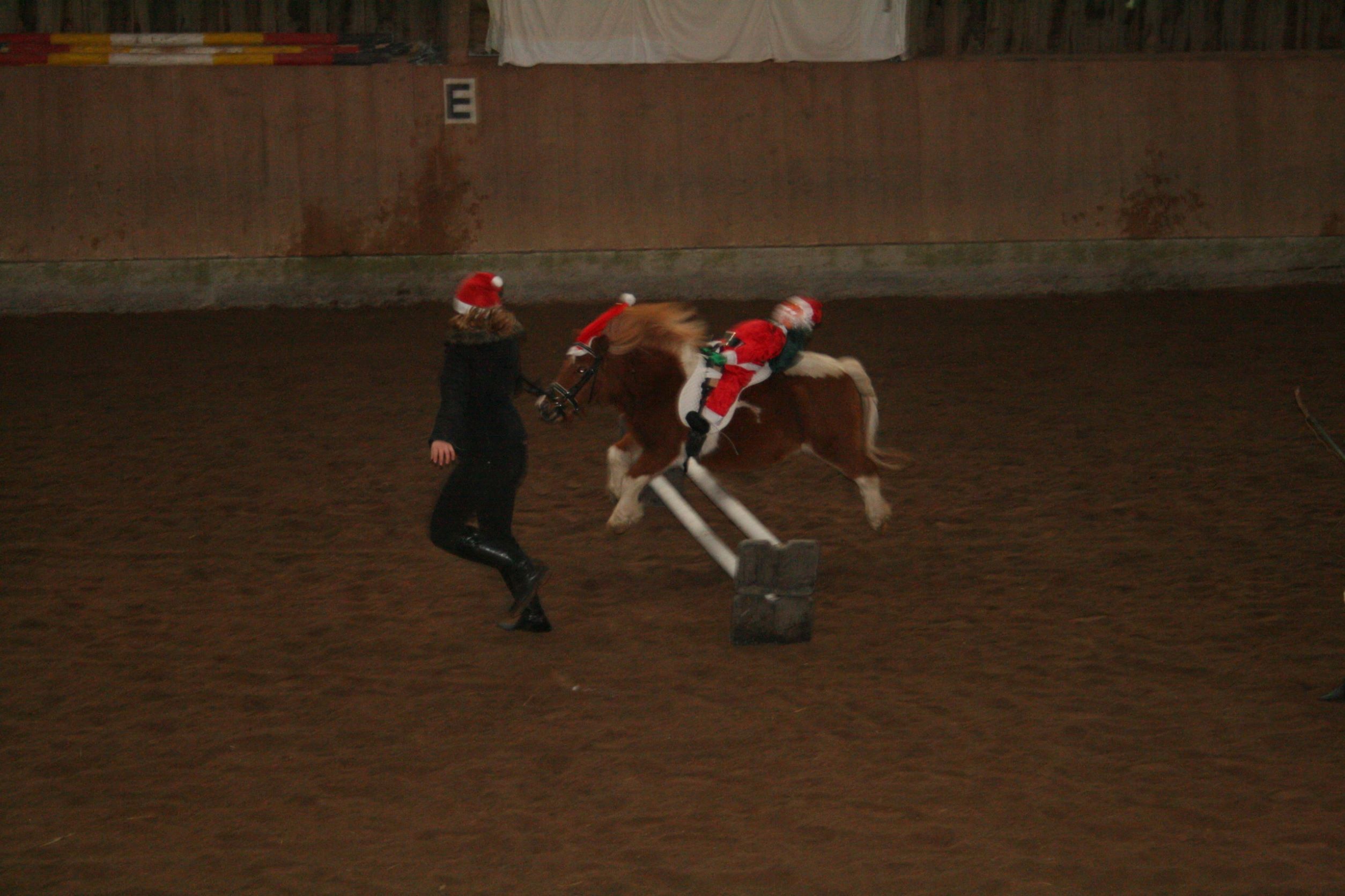 Weihnachtsreiten 2009 Nanni Nikolaus